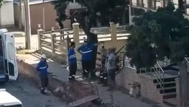 Körfez’de altyapı çalışması sırasında doğalgaz hattı patladı