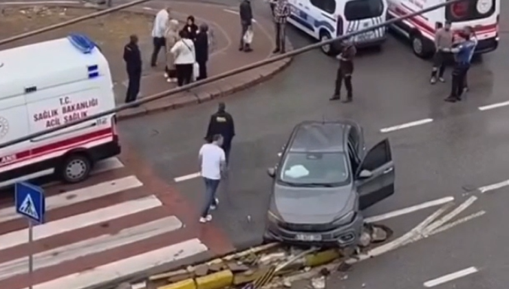 Köşklüçeşme’de trafik kazası: 2 yaralı
