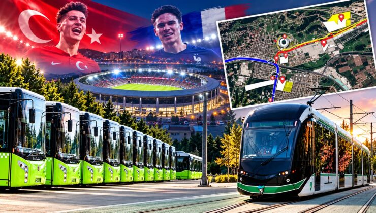Türkiye-Fransa maçı öncesi tramvay ve otobüsler ücretsiz