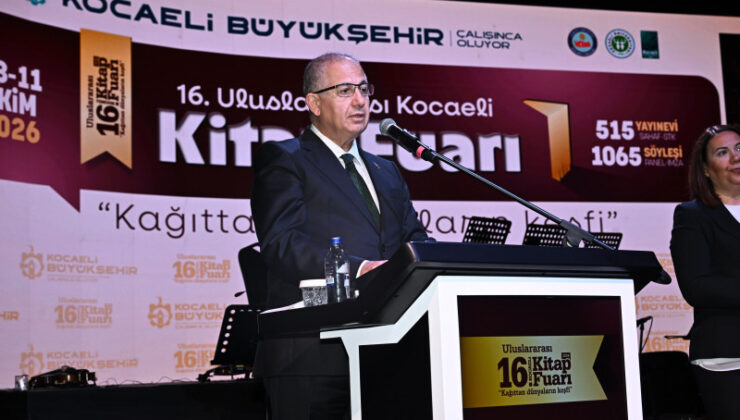 16. Kocaeli Kitap Fuarı görkemli törenle başladı