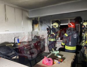Başiskele’de Ocakta Unutulan Yemek Yangına Neden Oldu