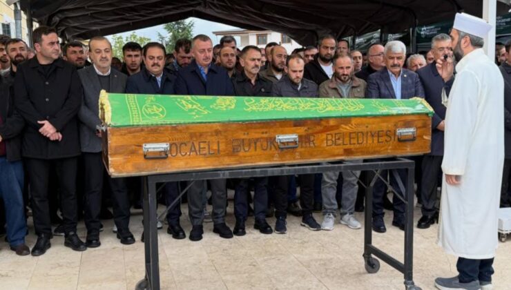 Başiskele’de Sele Kapılan Eski Muhtar Mustafa Gedikli Son Yolculuğuna Uğurlandı