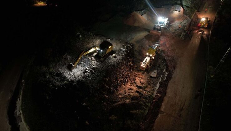 Başiskele’de Selin Ardından Kapanan Yol Yeniden Açıldı!