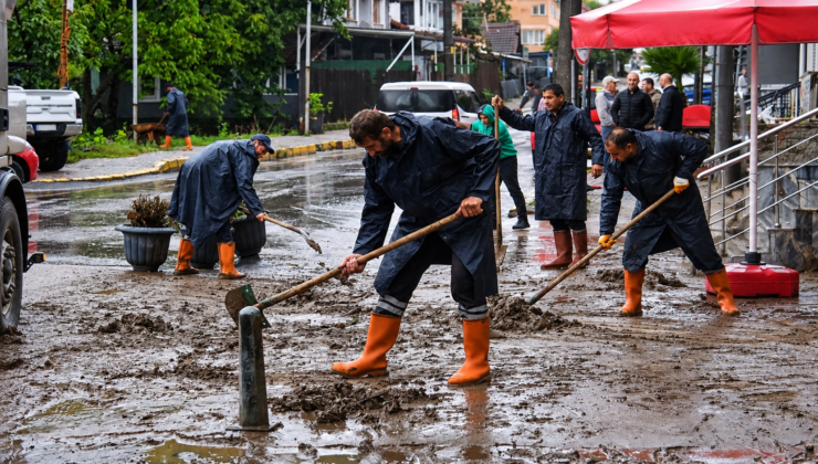 Başiskele’de Yağışa Karşı Koordineli Mücadele