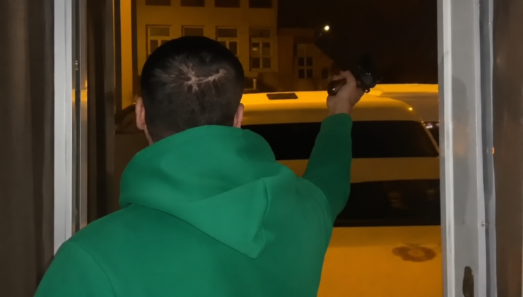 Derince’de Pes Dedirten Görüntü: 5 El Ateş Edip Paylaştı