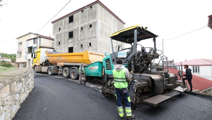 Dilovası’nda Asfalt Seferberliği: Üç Mahallede Çalışmalar Sürüyor
