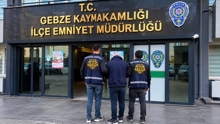 Gebze’de 13 Yıl 4 Ay Hapis Cezası Bulunan Şahıs Yakalandı
