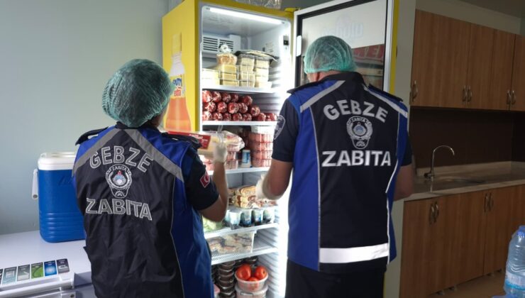 Gebze’de okul kantinleri mercek altında