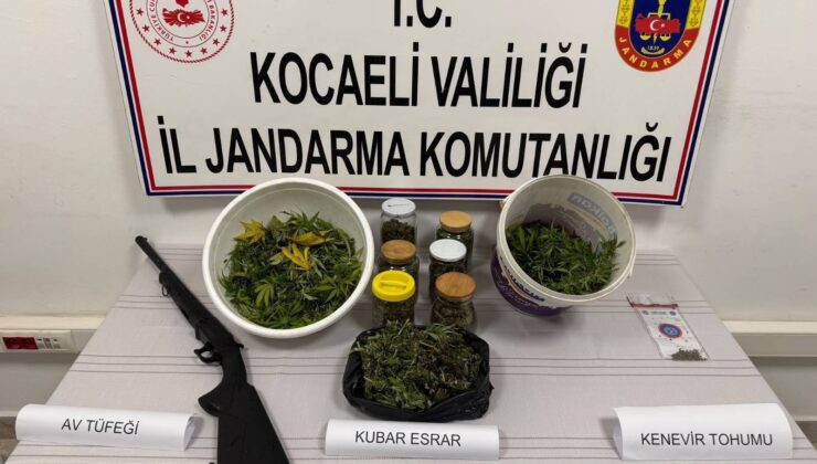 Karamürsel’de uyuşturucu operasyonu: 3,5 kilo esrar ele geçirildi