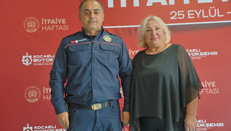 Kartepe’de yangın sonrası duygulandıran buluşma