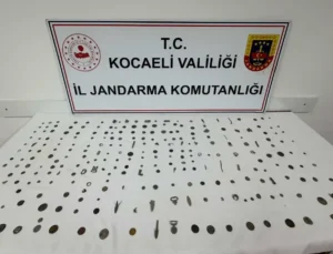 Kocaeli’de tarihi eser operasyonu!