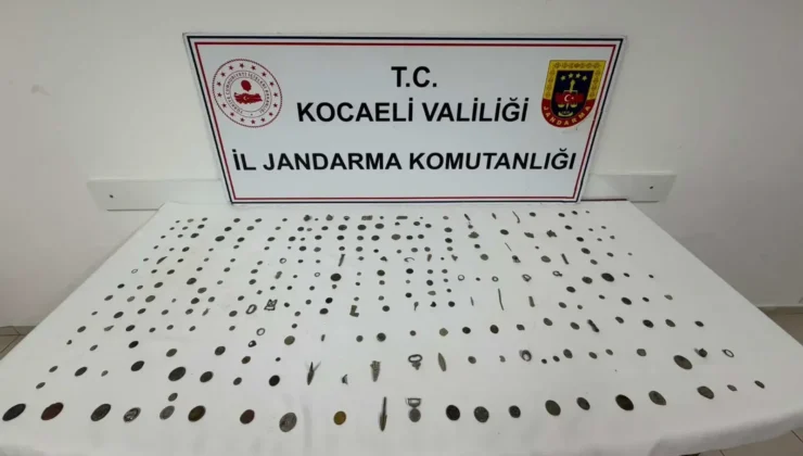 Kocaeli’de tarihi eser operasyonu!