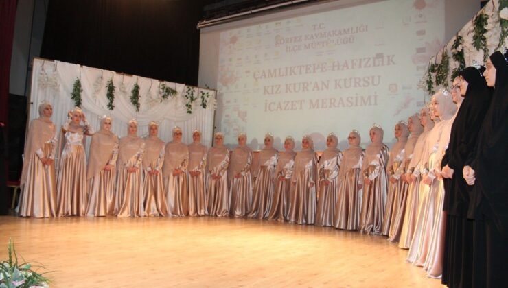 Körfez’de 57 öğrenci hafızlık eğitimini tamamladı