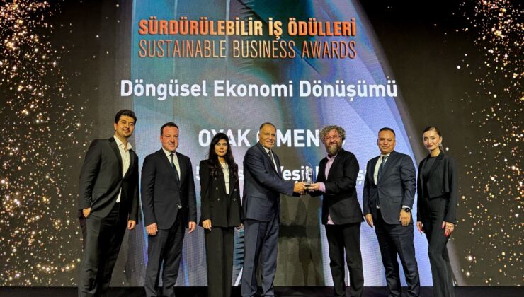 OYAK Çimento’ya “Döngüsel Ekonomi Dönüşümü” Ödülü