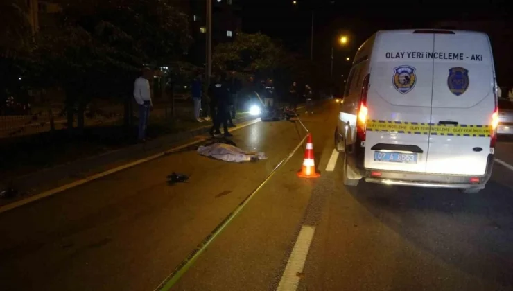 Otomobil ile motosiklet kafa kafaya çarpıştı: 1 ölü