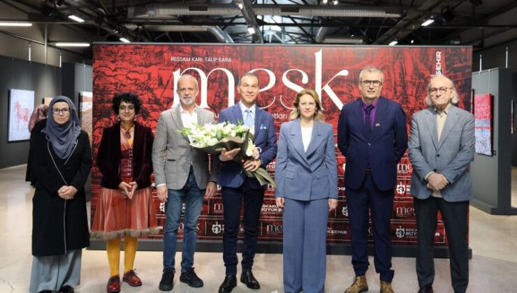 Ressam Karl Talip Kara’nın “Meşk” sergisi Kocaeli’de sanatseverlerle buluştu